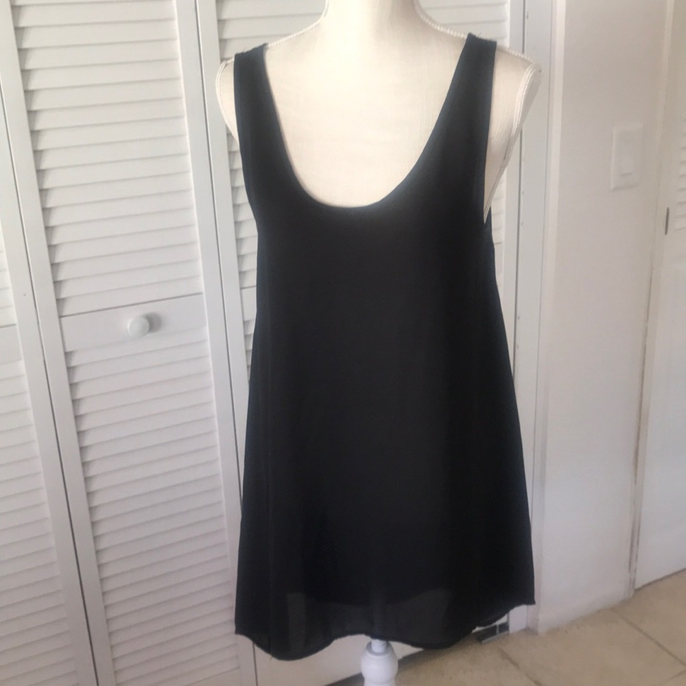 Painted Threads black sleeping camisole ‎ size S v-neck and v-back style